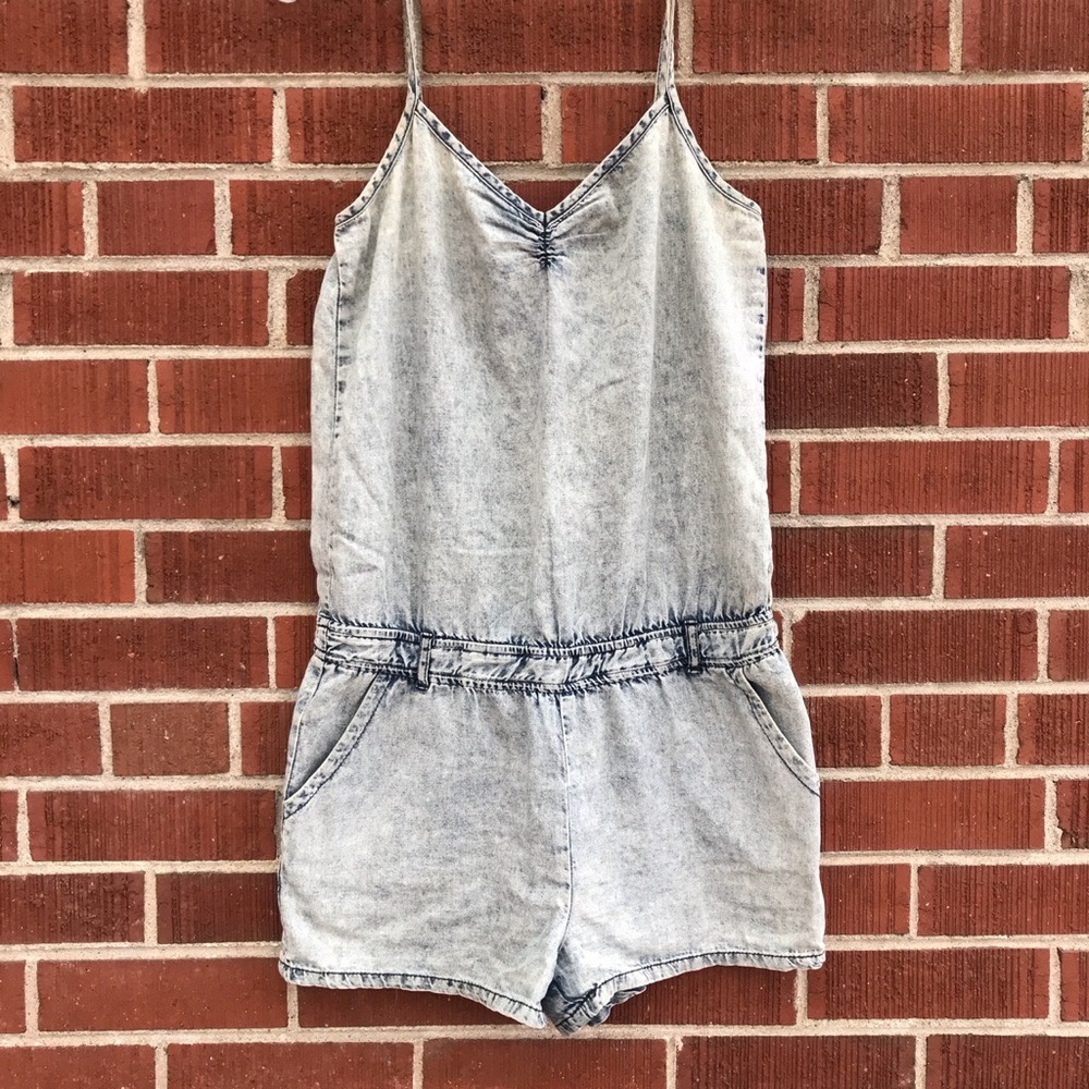 100% cotton “denim” romper from Decree